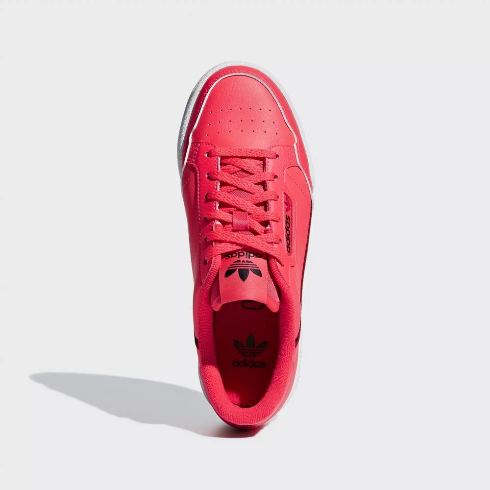 Adidas Continental 80 Tenis Rojos Para Niño (MX-37889)
